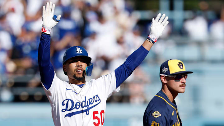 National League Championship Series - Milwaukee Brewers v Los Angeles Dodgers - Game Three