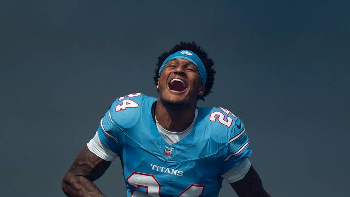Tennessee Titans cornerback Alontae Taylor (24) Tennessee Titans cornerback Alontae Taylor (24)