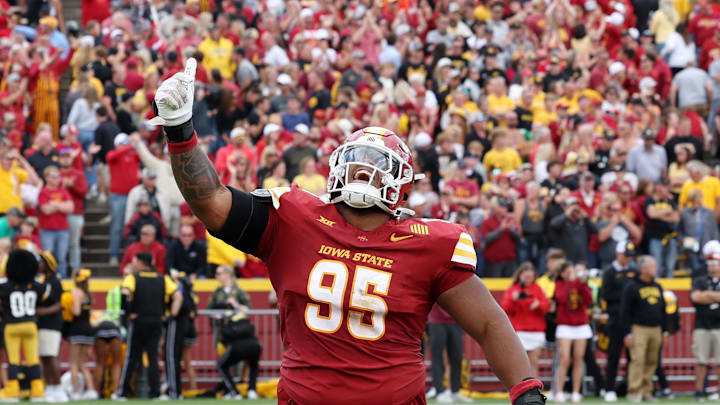 Iowa State Cyclones defensive lineman Domonique Orange Iowa State Cyclones defensive lineman Domonique Orange