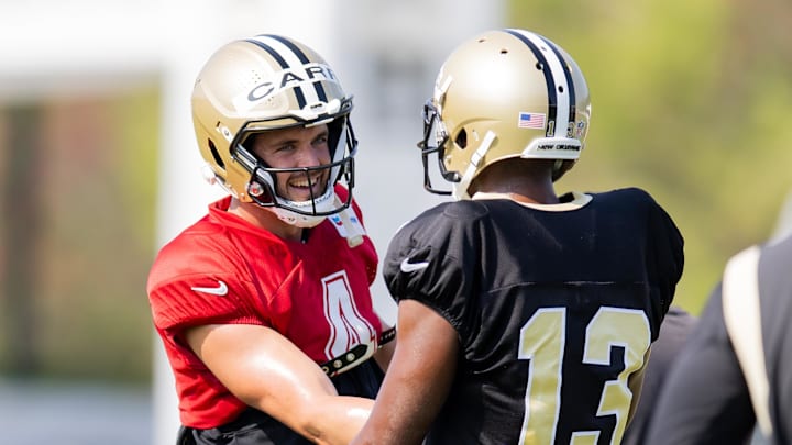 Derek Carr, Michael Thomas, New Orleans Saints