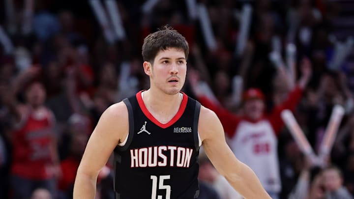 Houston Rockets guard Reed Sheppard