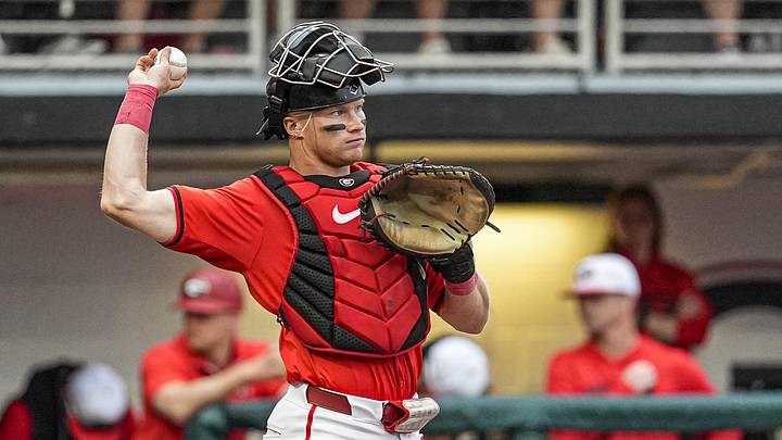 May 31, 2026; Athens, GA, USA; Georgia Bulldogs catcher Daniel Jackson. Mandatory Credit: Dale Zanine-Imagn Images May 31, 2026; Athens, GA, USA; Georgia Bulldogs catcher Daniel Jackson. Mandatory Credit: Dale Zanine-Imagn Images