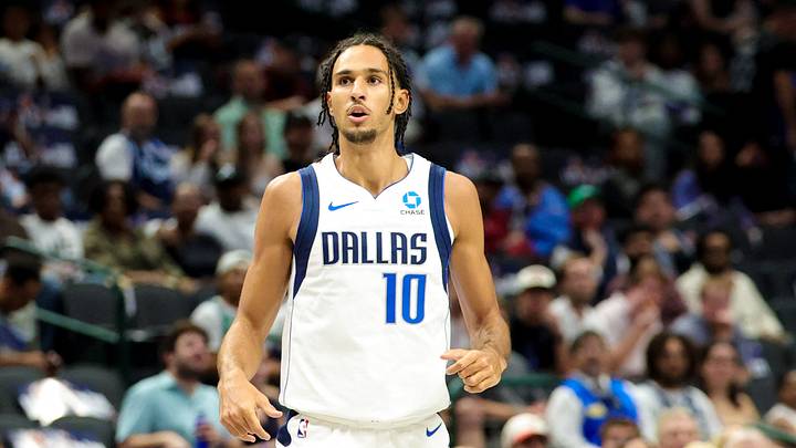 Oct 14, 2026; Dallas, Texas, USA; Dallas Mavericks forward Zaccharie Risacher (10) reacts during the first quarter against the New Orleans Pelicans at American Airlines Center. Mandatory Credit: Kevin Jairaj-Imagn Images Oct 14, 2026; Dallas, Texas, USA; Dallas Mavericks forward Zaccharie Risacher (10) reacts during the first quarter against the New Orleans Pelicans at American Airlines Center. Mandatory Credit: Kevin Jairaj-Imagn Images