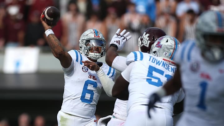 Mississippi quarterback Trinidad Chambliss and the Rebels are CFP bound without the head coach who led them there.