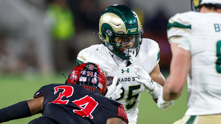 Colorado State Rams running back Lloyd Avant (25) runs the ball against the San Diego State Aztecs during the second half at Snapdragon Stadium. Now at Oklahoma, Avant could be in the mix to be the Sooners' kick returner in 2026. Colorado State Rams running back Lloyd Avant (25) runs the ball against the San Diego State Aztecs during the second half at Snapdragon Stadium. Now at Oklahoma, Avant could be in the mix to be the Sooners' kick returner in 2026.