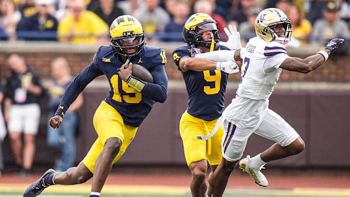 Michigan quarterback Bryce Underwood
