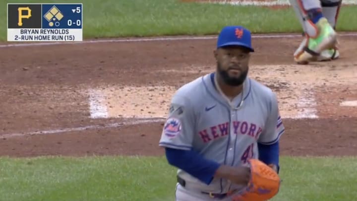 Luis Severino after giving up a home run