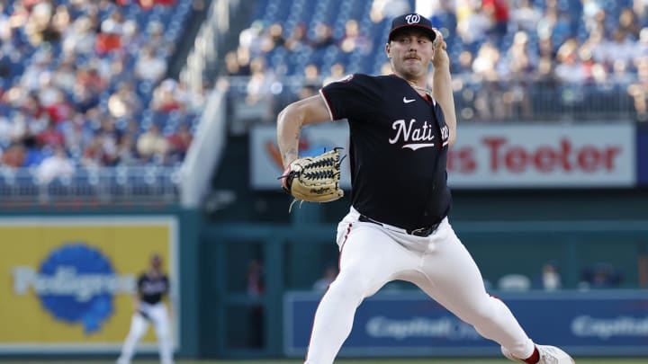 Washington Nationals starting pitcher Mitchell Parker.