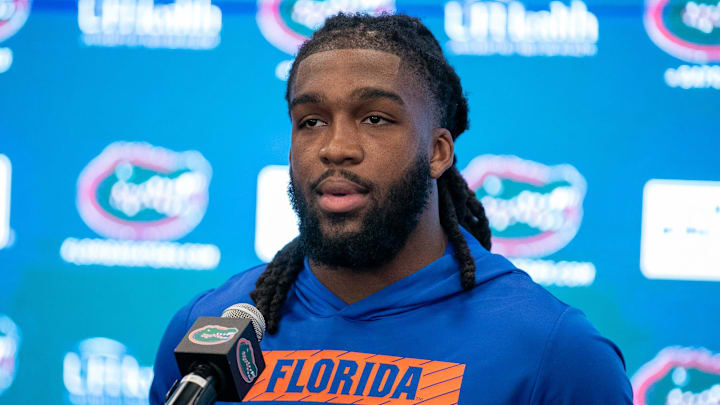 Florida linebacker Myles Graham is one of the main leaders the Gators are relying on after Billy Napier's firing. Florida linebacker Myles Graham is one of the main leaders the Gators are relying on after Billy Napier's firing.