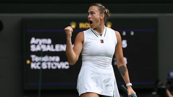 Aryna Sabalenka is favored in the second round at Wimbledon.