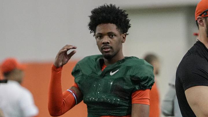 Clemson wide receiver Bryant Wesco Jr (12) during Spring football practice at the Reeves Football Complex in Clemson, SC Wednesday, March 4, 2026. Clemson wide receiver Bryant Wesco Jr (12) during Spring football practice at the Reeves Football Complex in Clemson, SC Wednesday, March 4, 2026.
