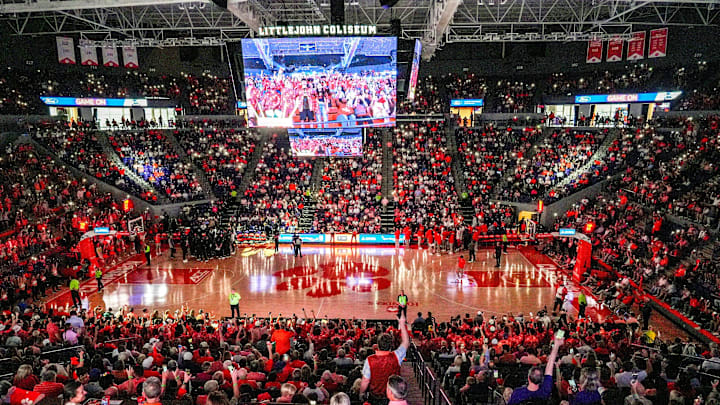 Fans fill Littlejohn Coliseum for the regular season finale in Clemson, S.C Saturday, March 7, 2026.