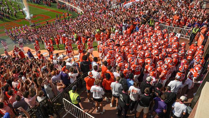 Clemson football dipped in rankings for the new College Football 27 video game. Clemson football dipped in rankings for the new College Football 27 video game.