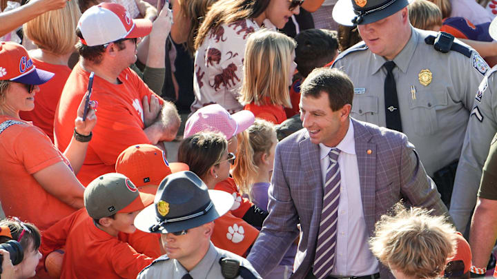 Clemson coach Dabo Swinney is seeing his stock decline after some rough seasons.