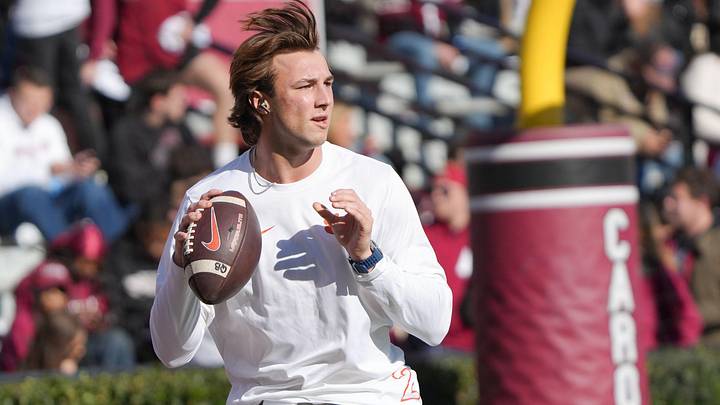 Clemson quarterback Cade Klubnik (2) before the game Saturday, November 29, 2025. Clemson quarterback Cade Klubnik (2) before the game Saturday, November 29, 2025.