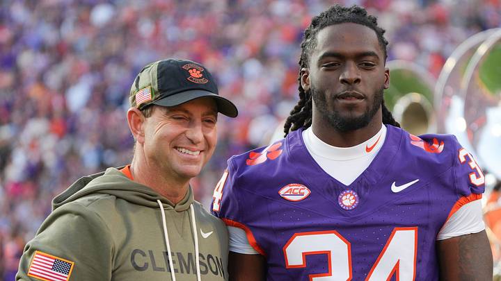 After missing the entirety of 2025, Clemson DE Armon Mason will now miss the remainder of 2026 due to a lingering leg injury. After missing the entirety of 2025, Clemson DE Armon Mason will now miss the remainder of 2026 due to a lingering leg injury.