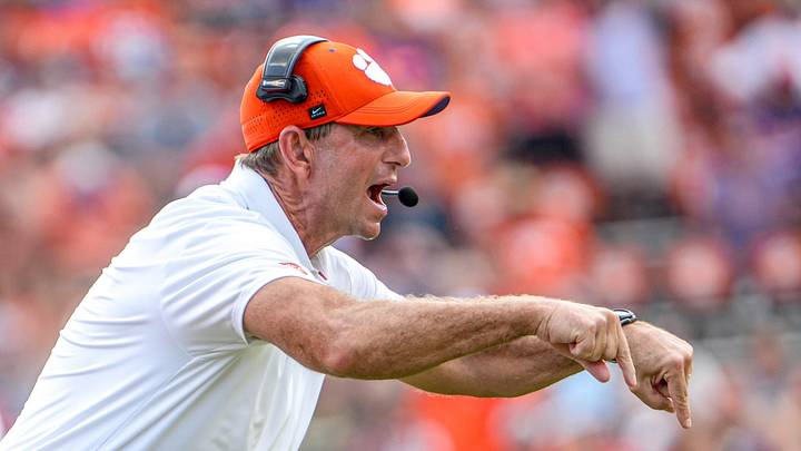 Clemson coach Dabo Swinney Clemson coach Dabo Swinney