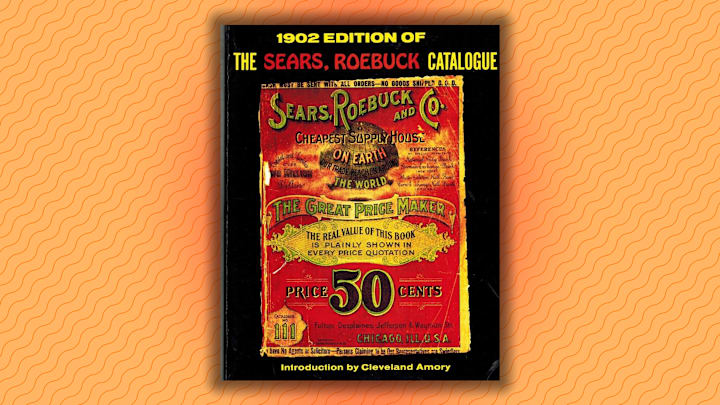 The cover of the 1902 Sears, Roebuck catalogue.
