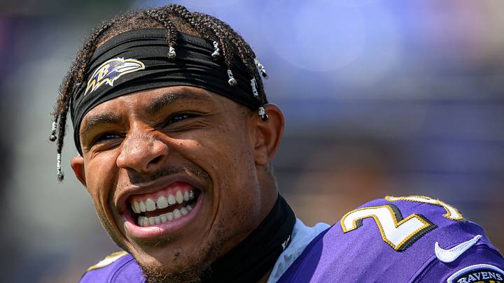 Baltimore Ravens safety Ar'Darius Washington Baltimore Ravens safety Ar'Darius Washington