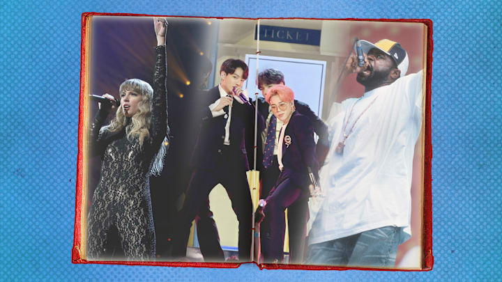 Taylor Swift, BTS, and The Roots are among the artists who have made literary references in their songs.