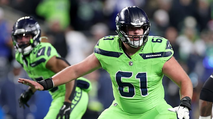 Jalen Sundell of the Seattle Seahawks