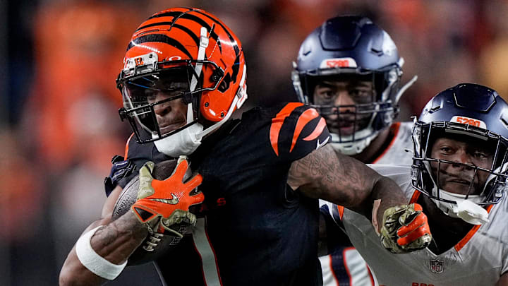 Bengals WR Ja'Marr Chase will be the consensus No. 1 wide receiver selected in fantasy dynasty startup drafts. Bengals WR Ja'Marr Chase will be the consensus No. 1 wide receiver selected in fantasy dynasty startup drafts.