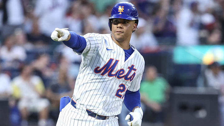 Juan Soto is batting .269/.399/.509 with 21 homers in 91 games this season.