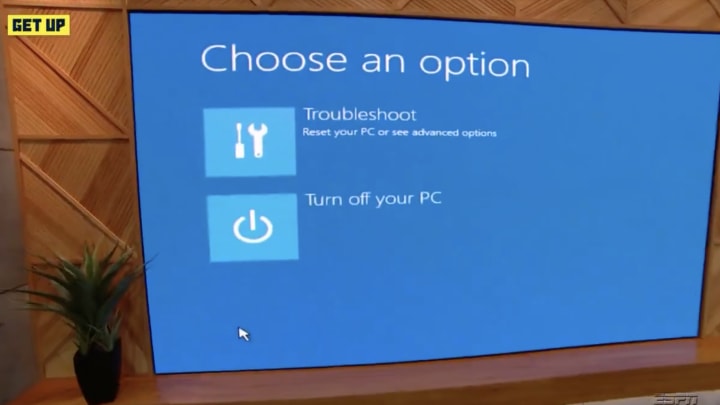 ‘Get Up’ also got an error message this morning.