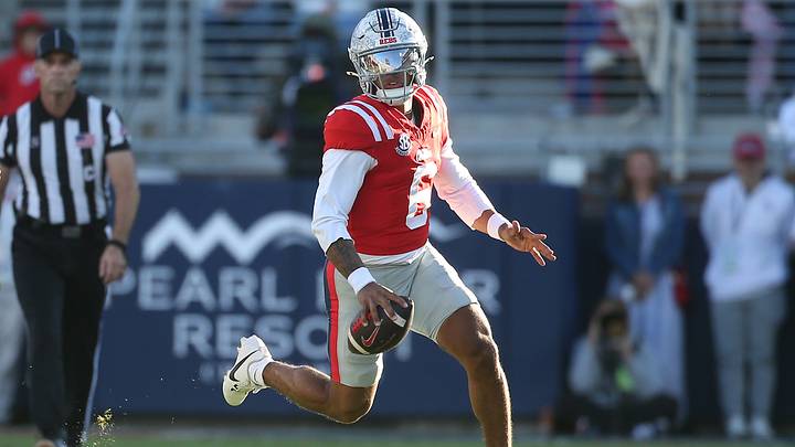 Mississippi Rebels quarterback Trinidad Chambliss. Mandatory Credit: Petre Thomas-Imagn Images Mississippi Rebels quarterback Trinidad Chambliss. Mandatory Credit: Petre Thomas-Imagn Images