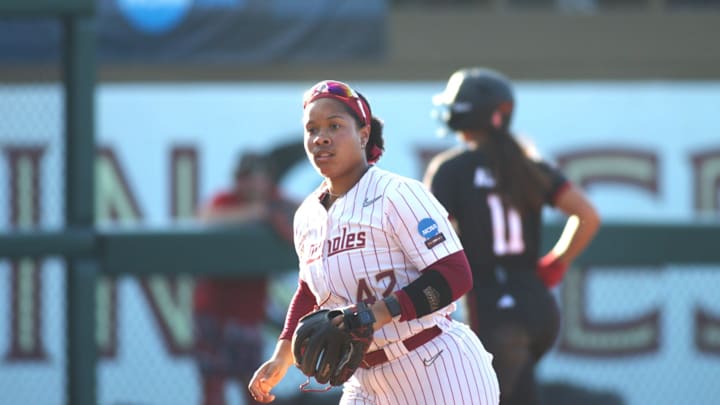 FSU softball hosted Texas Tech for the opening game of the NCAA Super Regional at Seminole Softball Complex on Thursday, May 22, 2025