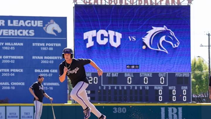 TCU warms up for Tuesday night game against UTA. TCU warms up for Tuesday night game against UTA.