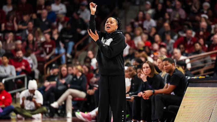 South Carolina basketball coach Dawn Staley