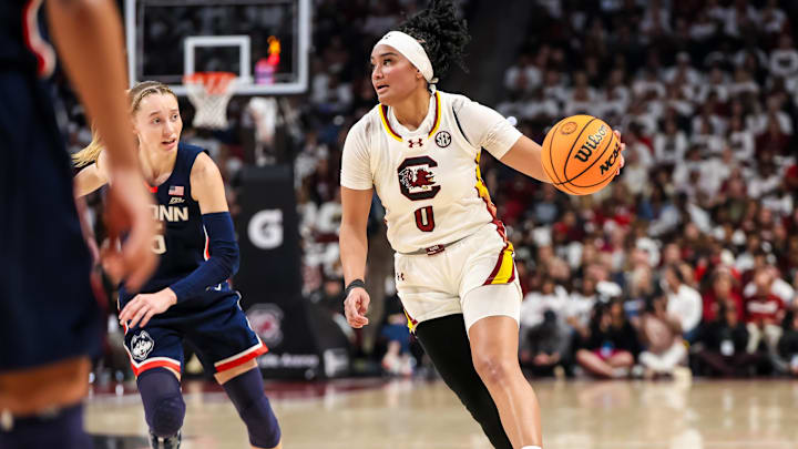 South Carolina basketball guard Te-Hina Paopao