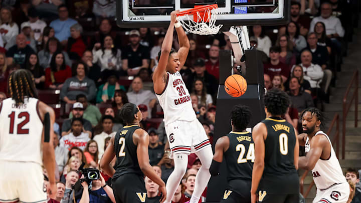 South Carolina basketball freshman forward Collin Murray-Boyles
