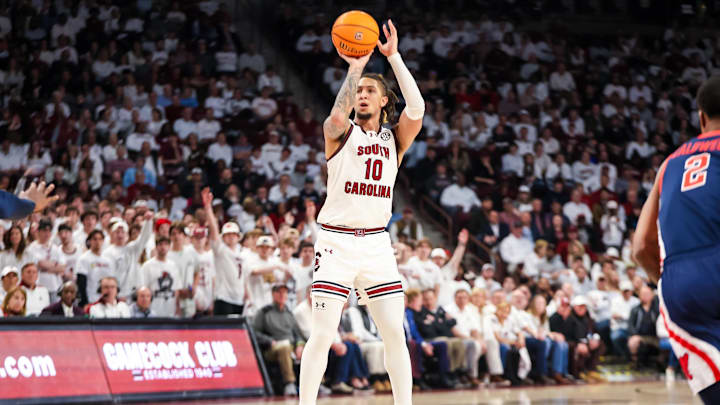 South Carolina basketball wing Myles Stute