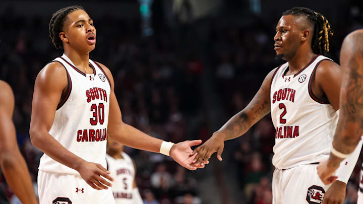 Feb 10, 2024; Columbia, South Carolina, USA; South Carolina Gamecocks forward Collin Murray-Boyles