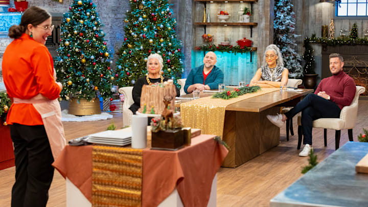 Judges Nancy Hall, Duff Goldman, Carla Hall and Host Jesse Palmer