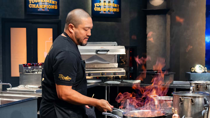 Contestant Kevin Lee, as seen on Food Network's Tournament of Champions