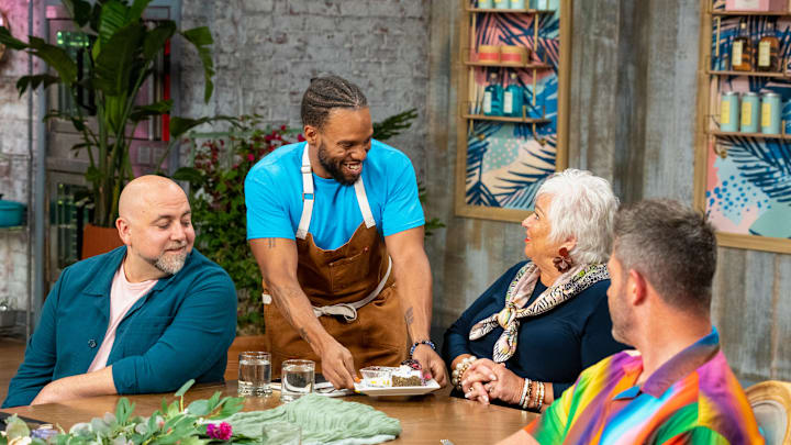 Duff Goldman, Nancy Fuller, Jesse Palmer on Spring Baking Championship Season 11 episode 3