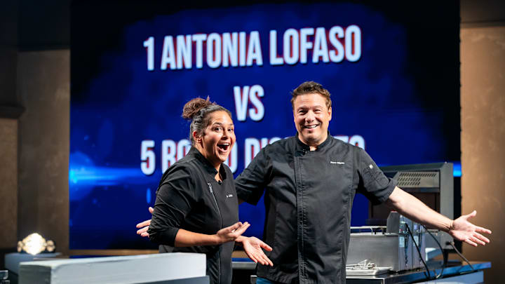 Antonia Lofaso and Rocco DiSpirito on Tournament of Champions