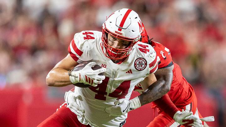 Nebraska football tight end Luke Lindenmeyer. Nebraska football tight end Luke Lindenmeyer.
