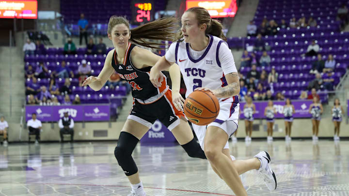 Madison Conner drives to the basket against Idaho State. Madison Conner drives to the basket against Idaho State.