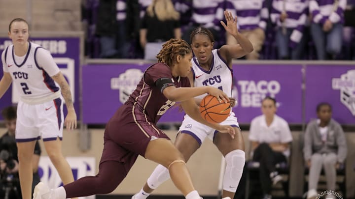 Agnes Emma-Nnopu on defense against Texas State