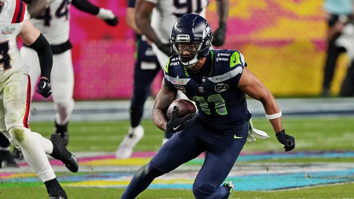 Feb 8, 2026; Santa Clara, CA, USA; Seattle Seahawks wide receiver Jaxon Smith-Njigba (11) runs the ball during the third quarter against the New England Patriots in Super Bowl LX at Levi's Stadium. Mandatory Credit: Cary Edmondson-Imagn Images Feb 8, 2026; Santa Clara, CA, USA; Seattle Seahawks wide receiver Jaxon Smith-Njigba (11) runs the ball during the third quarter against the New England Patriots in Super Bowl LX at Levi's Stadium. Mandatory Credit: Cary Edmondson-Imagn Images
