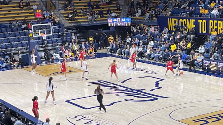 Cal's women led 15-2 to start and never trailed Cal's women led 15-2 to start and never trailed