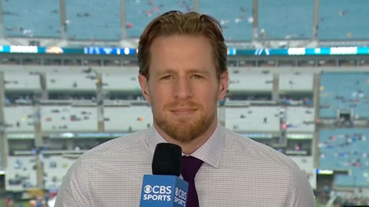 J.J. Watt has drawn rave reviews in his first year as a game analyst for CBS.