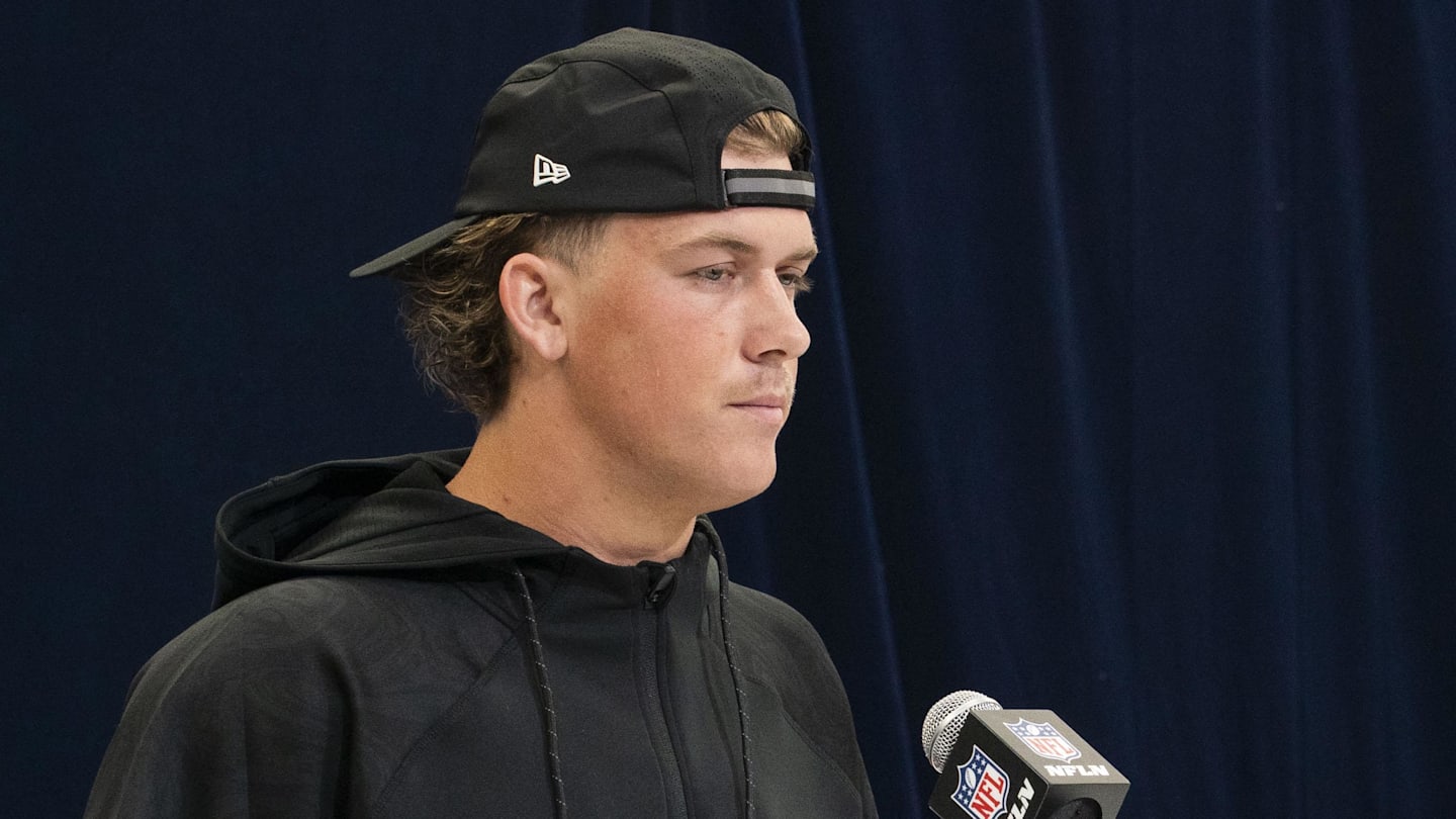 Ole miss quarterback jaxson dart shows out at nfl combine