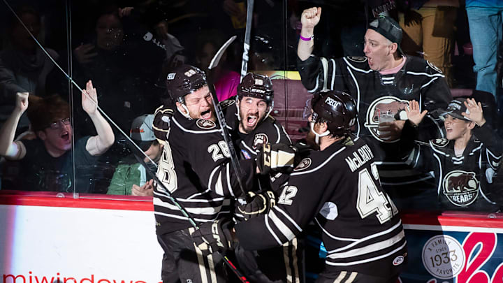 Ethen Frank, Mike Vecchione, Hershey Bears