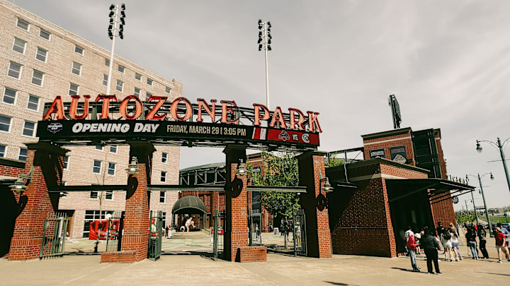 Memphis Redbirds fans get tickets for the Opening Day game against the Charlotte Knights on Friday, March 29, 2024 at AutoZone Park in Memphis, Tenn.