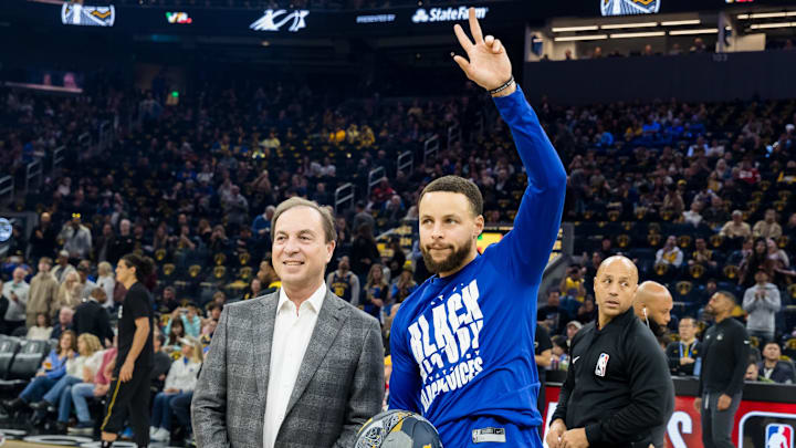 Joe Lacob and Stephen Curry Joe Lacob and Stephen Curry